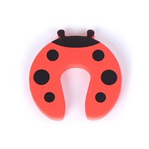 TICHk 아이안전 손끼임방지 애니멀 도어쿠션, 10개, 무당벌레