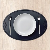 오마주 비비안 타원 실리콘 매트, 4. 네이비(OVN-NA)