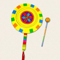 유아미술 어린이용 전통악기 소고만들기
