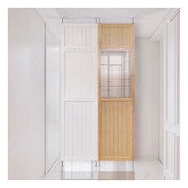 [주식회사 가구야히메] 패널 블라인드 가벽 커텐 파티션 채광조절 대폭 60cm 가림막 간편, 색상:내추럴 / 높이:2550mm미만