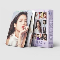 2023 케이팝 아이돌 포토카드 KPOP 새 앨범 IU 2022 시즌 인사 로모 카드 엽서 이지은 사진 팬 선물 55 개/세트, [02] IU-2