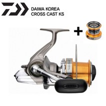원낚시 다이와 크로스캐스트 4000KS 보조스풀포함 원투릴 한국다이와정품