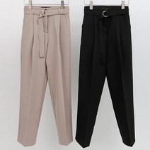 강물처럼 빅사이즈사랑해요 C827L103 벨티드포켓턱일자팬츠 CA (6660910)
