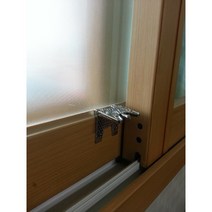 [둥지산업] 창문 빗장걸이 (창살없는 방범창) 4개세트, 상세 설명 참조