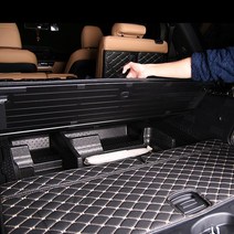 [KHAN칸] 모하비 더마스터 트렁크매트 카본 퀼팅 바닥매트, 5인승 (사이드분리형_램프 유) 9p