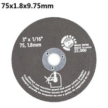 그라인더집진기 커버 XCAN-앵글 그라인더 커팅용 톱날 직경 75mm 섬유 커팅 디스크 돌 타일 금속 원형 톱, 03 75x1.8x9.75_04 20pcs