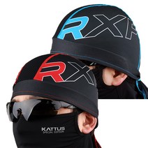RXF 사이클 스포츠 사이클 쿨 두건 1+1 CYCLING DORAG, 블루+레드