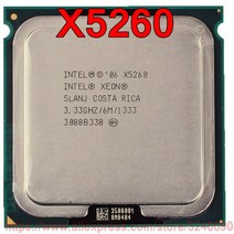 7600 13600kf amd5600 1950x3d 13700k 인텔 CPU 제온 X5260 프로세서 듀얼 코어 소켓 771 3.33GHz 6M 1333MHz 빠른