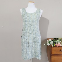 주호데코 쉬폰 주름 슬림핏 앞치마, 라임, 1개