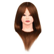 미용실 모델 연습용 컷트 헤어 초보용 카트 미용도구, 상세 페이지 참고, 남성용 8인치 갈색