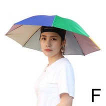 차양막 파라솔 어닝 햇빛가리개 야외 접이식 비 우산 모자 휴대용 양산 방수 캠핑 하이킹 낚시 비치 자외선 보호, F