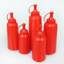 한일 빨강 케찹병 소스통 (소 중 대 특대 왕대), 대(500ml), 1개