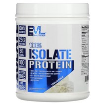 에블루션 뉴트리션 100 Isolate Protein Unflavored 454g, 기본