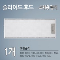 sk매직 동양매직 레인지후드 호환필터 1개 후드필터