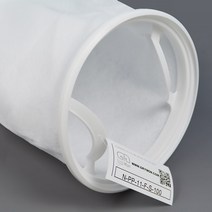 Polypropylene 산업용 액체용 플랜지 필터백 (PP) 11사이즈(18cmx43cm), 11*50미크론