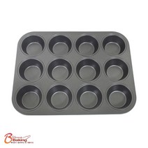 이홈베이킹 불소수지 12구 머핀팬, 1개