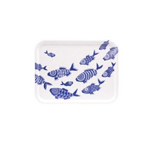 [야미다]숄오브피쉬 사각 트레이 화이트(43x33cm)