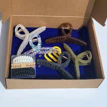 Lublu 리본헤어집게핀 올림머리 머리핀 집게핀 5종 세트