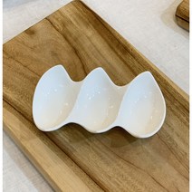 나뭇잎모양 리프 3구 나눔 소스볼
