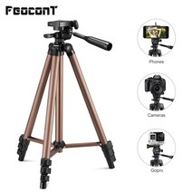 알루미늄 합금 트라이프 스탠드 50 인치 프로페셔널 삼각대 고정 전화 용 캐논 니콘 DSLR 디지털 카메라 DV, 한개옵션0