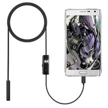 뱀검사 카메라 내시경 8 LED 조명 안드로이드 전화 윈도우 PC, 한개옵션0