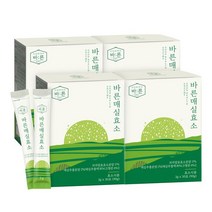 건강한 약속 바른 매실효소 4박스x30포 100% 식물유래매실, 없음