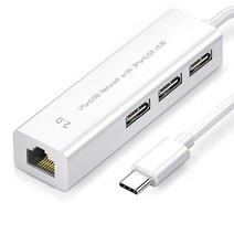 도킹 스테이션 HONGDAK 노트북 어댑터 PC 컴퓨터 PD 충전 4 포트 독 RJ45 C타입 스플리터 USB 2.0 허브 in 1, [01] type-c