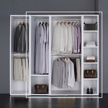 그레이스1700 맞춤형 드레스룸 시스템장 세트, 단품