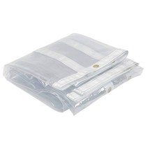 Mytee Products 1.8 x 2.4m(6 8피트) 투명 비닐 방수포 623.7g(22온스) 24mm 두께 난연성 자외선 차단219038, 1