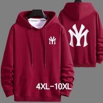 쥬엔리치 남자 빅사이즈 후드 맨투맨 남성 얇은 후드티 4XL-10XL