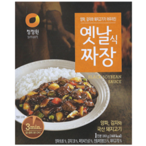 청정원 3분요리 짜장 옛날식짜장 180g, 1개