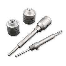 벽 구멍 오프너 코어드릴 비트 세트, 사각핸들-200mm, 55mm, 1개