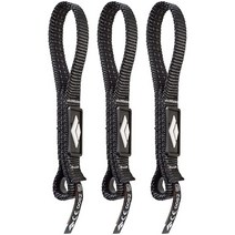 블랙다이아몬드 이큅먼트(Black Diamond Equipment) Black Dogbone 16cm 3팩 색상 없음 원 사이즈, One Size, Multi