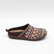 남녀공용 편한 에스닉 패턴 앤틱 코르크 실내화 슬리퍼