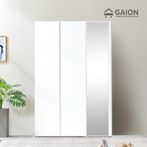 드엘 1200 거울 이불옷장 세트, 화이트