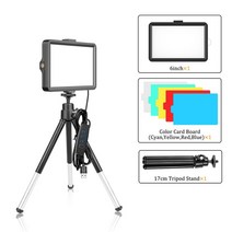 스튜디오조명 카메라 라이트 스탠드 비디오그래프 전문가용16cm RGB 필터 LED 사진 비디오 조명 패널 유부, 04 Panel light B