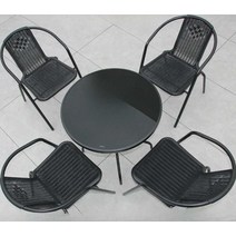 정원 커피의자 야외 테이블세트 철제 수영장 발코니, 120cm 직사각형 테이블