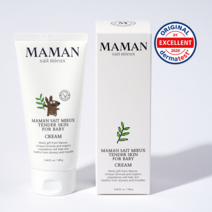 마망세뮤 천연유래성분과 유기농성분으로 순한 약산성 아기 유아 신생아 편백수 베이비 크림, 160g, 1개