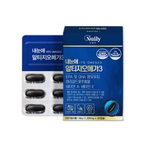 내눈애 알티지오메가3 rTG 루테인 마리골드꽃 추출물 비타민A E 연질캡슐 황반색소 밀도 유지, 1박스(30캡슐)