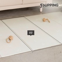 퍼핑 펫매트 폴딩타입 견종디자인 1단 140X48x0.6cm 7종 택1, 펫매트 폴딩 1단 비숑