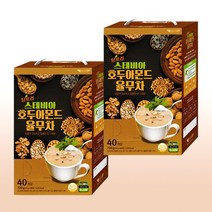 설탕 걱정없는 이레 스테비아 호두 아몬드 율무차 40T X5팩