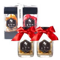 담금주 키트 200ml 2개 포장세트 야관문/과일/꽃 외, 딸기베리+파인키위