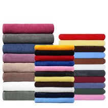 중대형타올 바스타월 침대시트 물리치료 마사지 업소용 사우나매트 수건이불, 자주, 3.중형 70바스 70x130cm