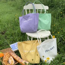 제이스토어 / DELIGHT 레터링 에코백 6컬러
