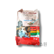 더독 닥터소프트 애견용 소프트사료, 5개, 3kg, 0   2가지주원료(연어+감자)