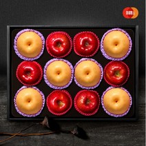[1.6(월)부터 순차출고][이룸팜스]다복 명품사과.배 혼합세트1호 5kg(사과6입 신고배6입), 1박스