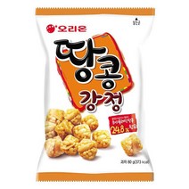 오리온 땅콩 강정 80g 1개입 봉지과자 간식