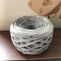 대용량 루피실 500g 종이실 라피아 여름 모자 가방뜨기 뜨개질 털스웨터 집콕취미, 100gx5개, 실버 그레이