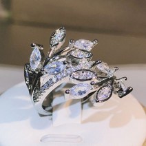 반지 패션 데일리 유니크 주얼리 925 실버 수제 영원 약속 크리스탈 AAA Cz 지르콘 약혼 웨딩 밴드 여성 남성 손가락 파티 쥬얼리