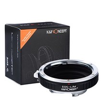 [정규 대리점]K&F 캐논 EOS EF(EF-S) 렌즈-LM 라이카 M 마운트 어댑터 렌즈 크로스 첨부 ef-lm (KFLM)